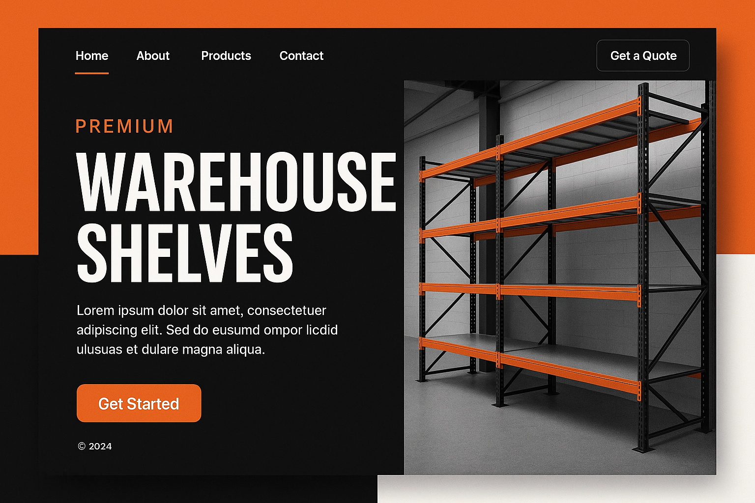 Premium Warehouse Shelves